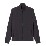 Vuori 01. MENS APPAREL - MENS JACKETS - MENS JACKETS WIND Men's Venture Track Jacket BLACK LINEN TEXTURE