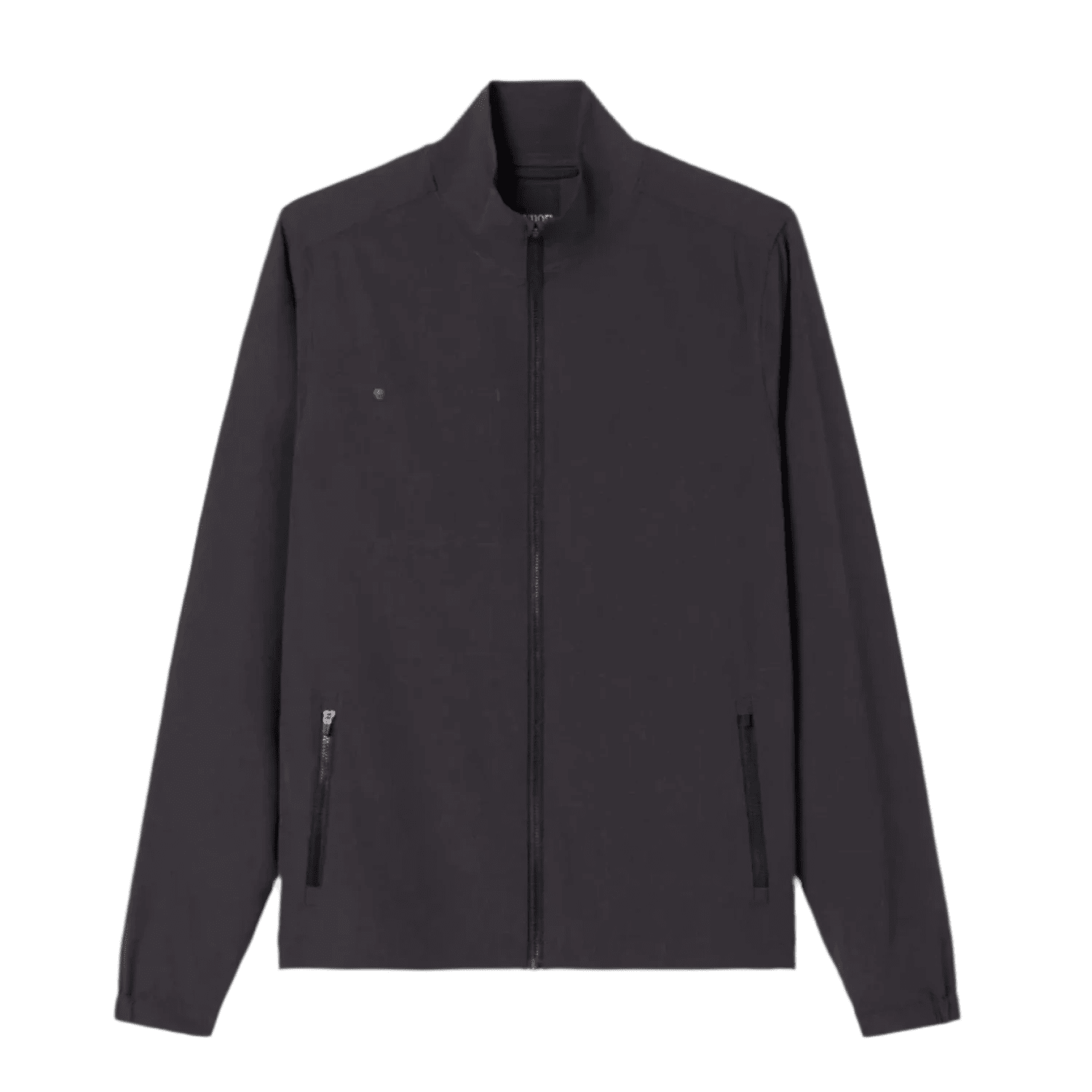 Vuori 01. MENS APPAREL - MENS JACKETS - MENS JACKETS WIND Men's Venture Track Jacket BLACK LINEN TEXTURE