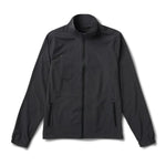 Vuori 01. MENS APPAREL - MENS JACKETS - MENS JACKETS WIND Men's Venture Track Jacket BLACK LINEN TEXTURE