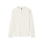 Vuori 01. MENS APPAREL - MENS LS SHIRTS - MENS LS CASUAL Men's Waffle Henley MSM MARSHMALLOW