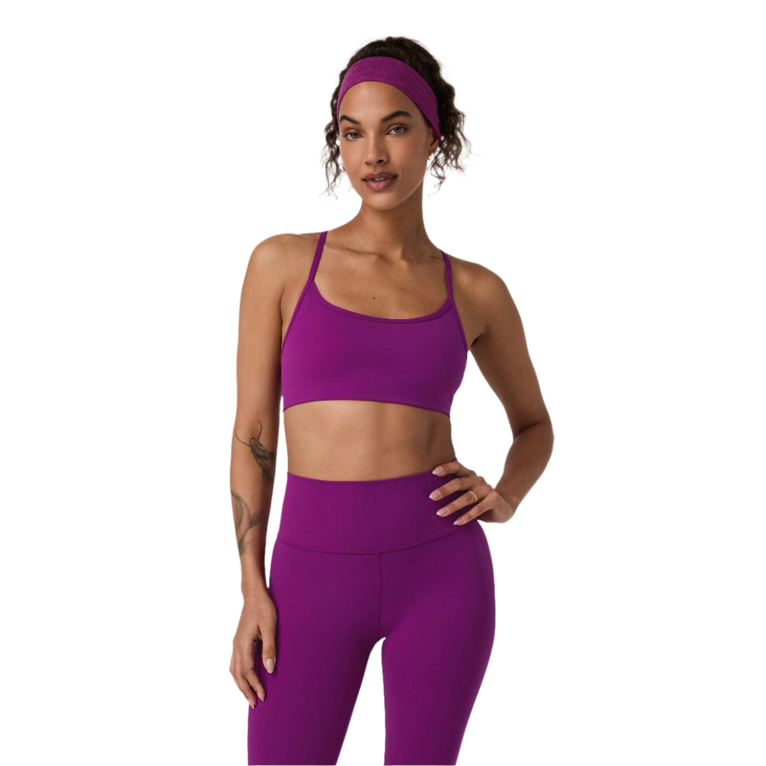 Vuori 02. WOMENS APPAREL - WOMENS UNDERWEAR - WOMENS UNDERWEAR BRA Women's Vuori AllTheFeels™ Bra MAG MAGENTA