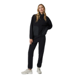 Vuori 02. WOMENS APPAREL - WOMENS HOODIES|SWEATERS - WOMENS PO Q ZIP Women's Aspen Half Zip BLK BLACK