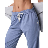 Vuori 02. WOMENS APPAREL - WOMENS PANTS - WOMENS PANTS LOUNGE Women's Boyfriend Jogger HBH BLUE HERON HEATHER