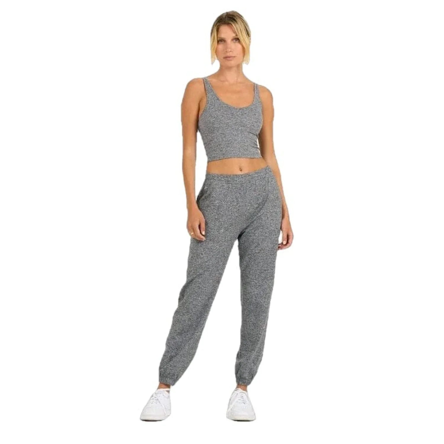 Vuori 02. WOMENS APPAREL - WOMENS PANTS - WOMENS PANTS LOUNGE Women's Boyfriend Jogger HTG HEATHER GREY