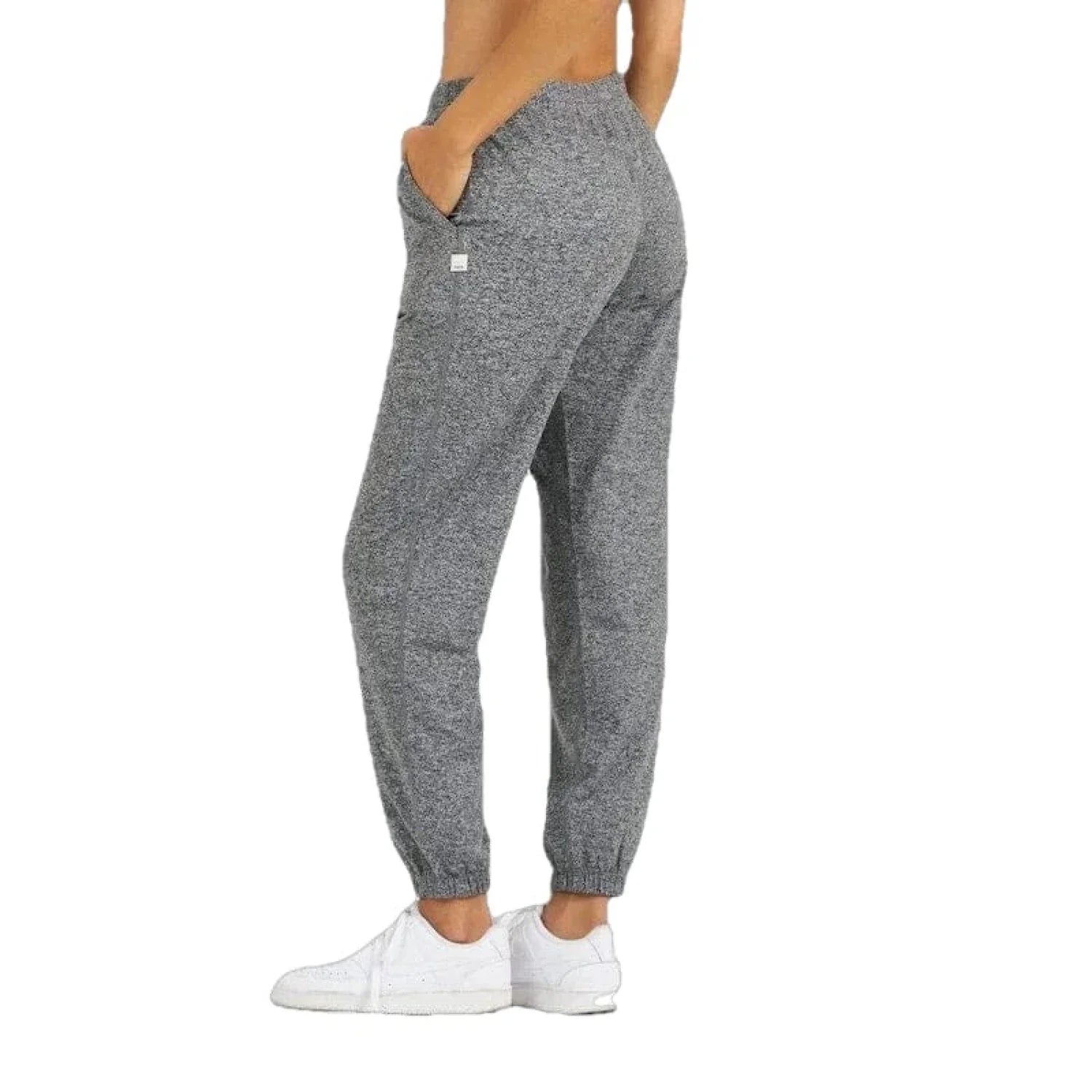 Vuori 02. WOMENS APPAREL - WOMENS PANTS - WOMENS PANTS LOUNGE Women's Boyfriend Jogger HTG HEATHER GREY