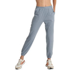 Vuori 02. WOMENS APPAREL - WOMENS PANTS - WOMENS PANTS LOUNGE Women's Boyfriend Jogger HFT FLINT HEATHER