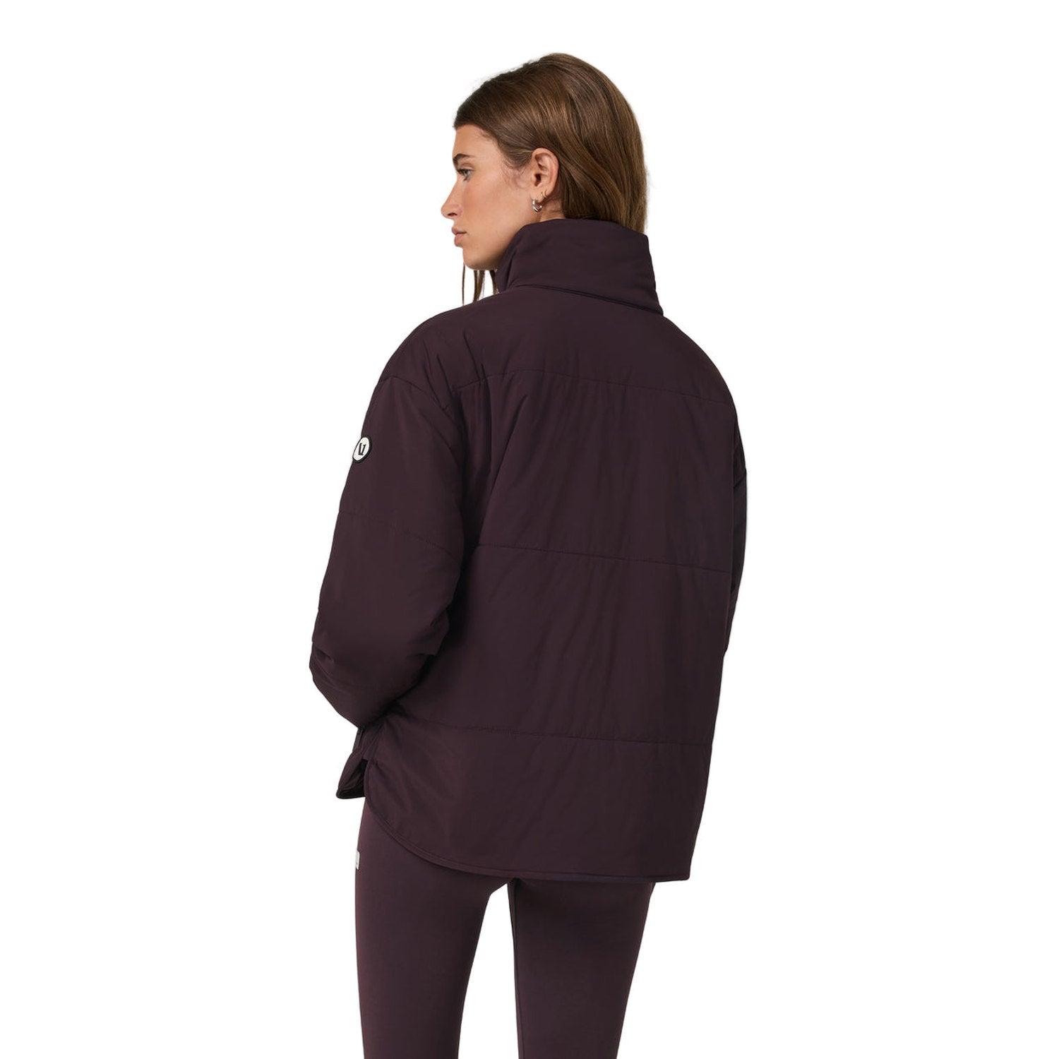 Vuori 02. WOMENS APPAREL - WOMENS JACKETS - WOMENS JACKETS INSULATED Women's Canyon Insulated Jacket RSN RAISIN