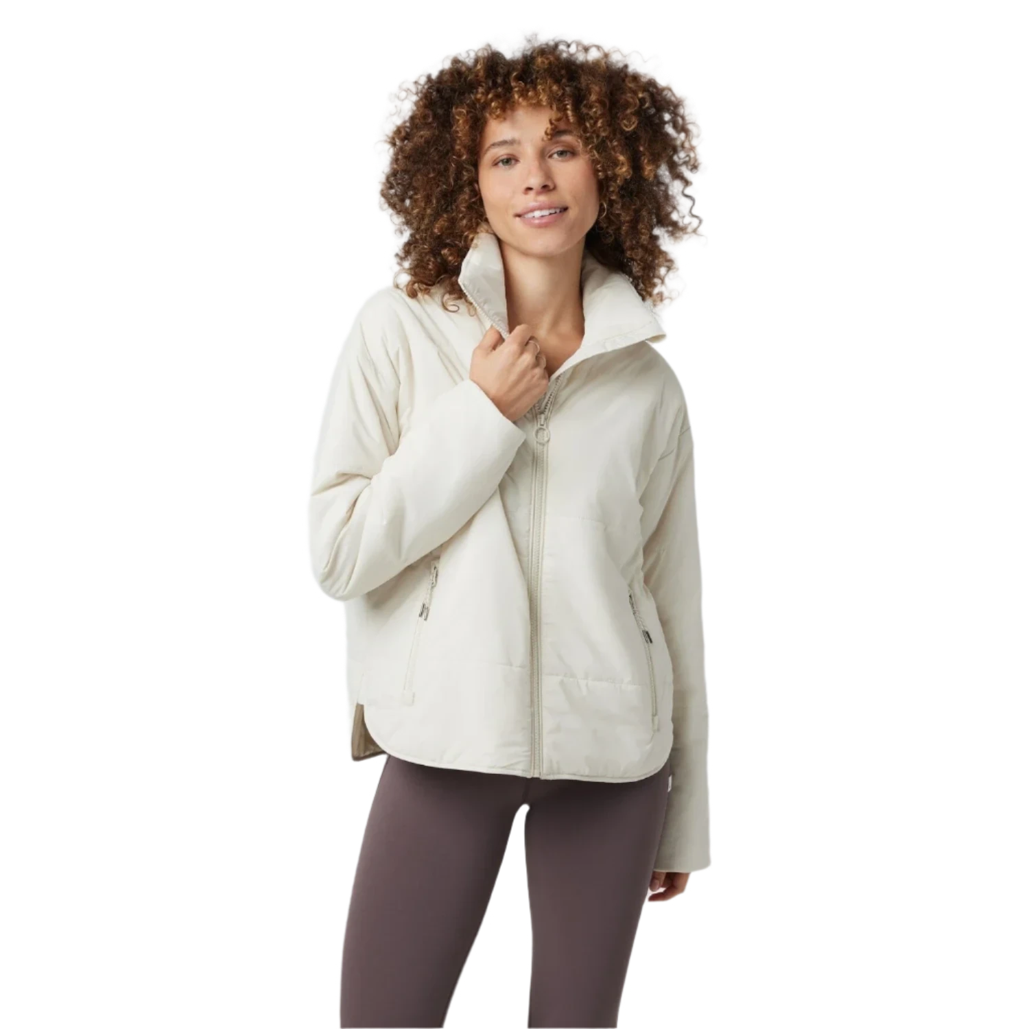 Vuori 02. WOMENS APPAREL - WOMENS JACKETS - WOMENS JACKETS INSULATED Women's Canyon Insulated Jacket BNE BONE