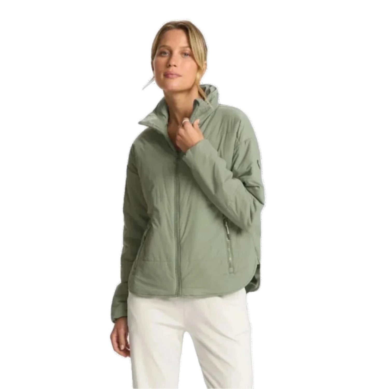 Vuori 02. WOMENS APPAREL - WOMENS JACKETS - WOMENS JACKETS INSULATED Women's Canyon Insulated Jacket PISTACHIO