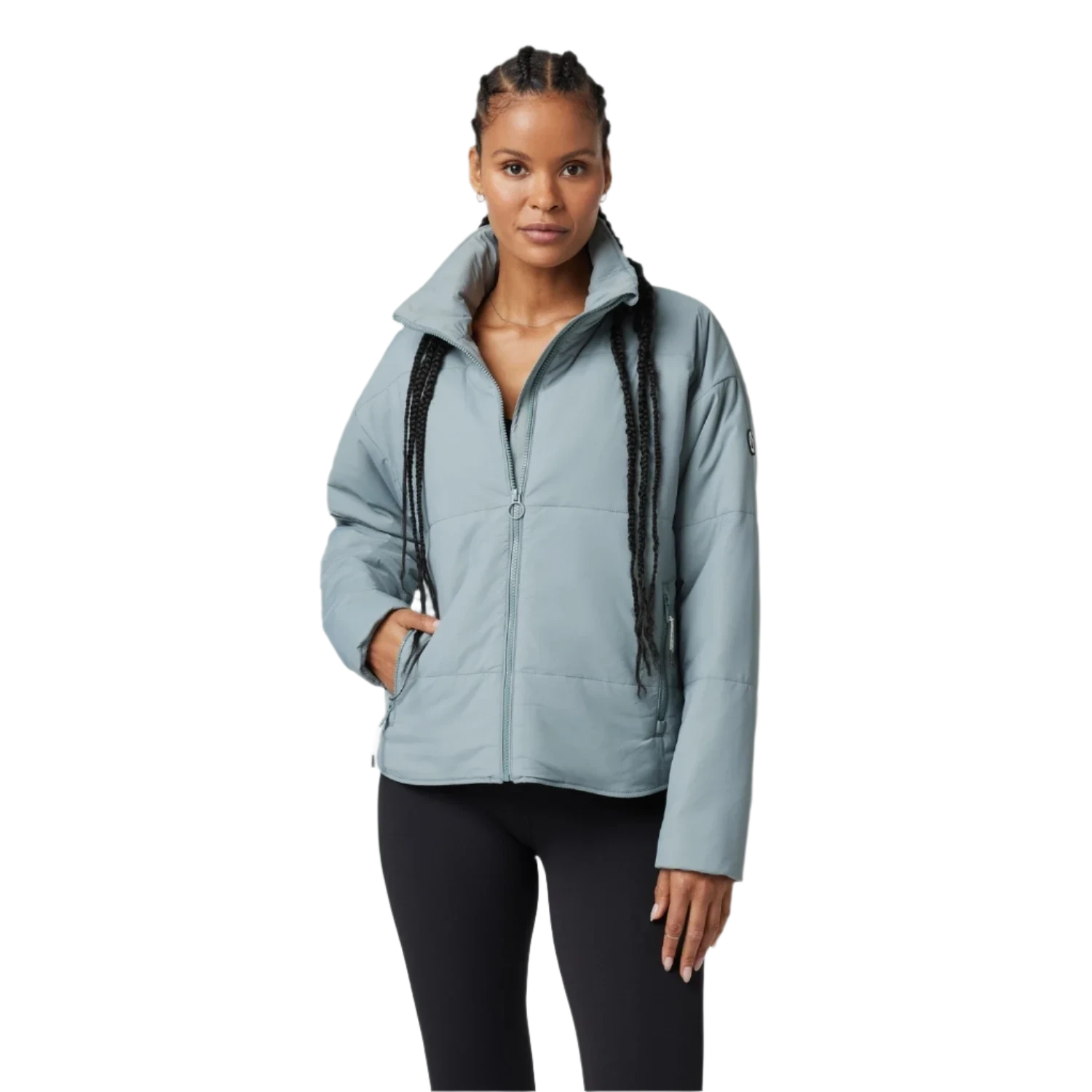 Vuori 02. WOMENS APPAREL - WOMENS JACKETS - WOMENS JACKETS INSULATED Women's Canyon Insulated Jacket VPS VINTAGE PISTACHIO