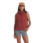 Vuori 02. WOMENS APPAREL - WOMENS VEST - WOMENS VEST INSULATED Women's Canyon Insulated Vest CURRANT