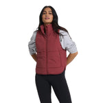 Vuori 02. WOMENS APPAREL - WOMENS VEST - WOMENS VEST INSULATED Women's Canyon Insulated Vest CURRANT