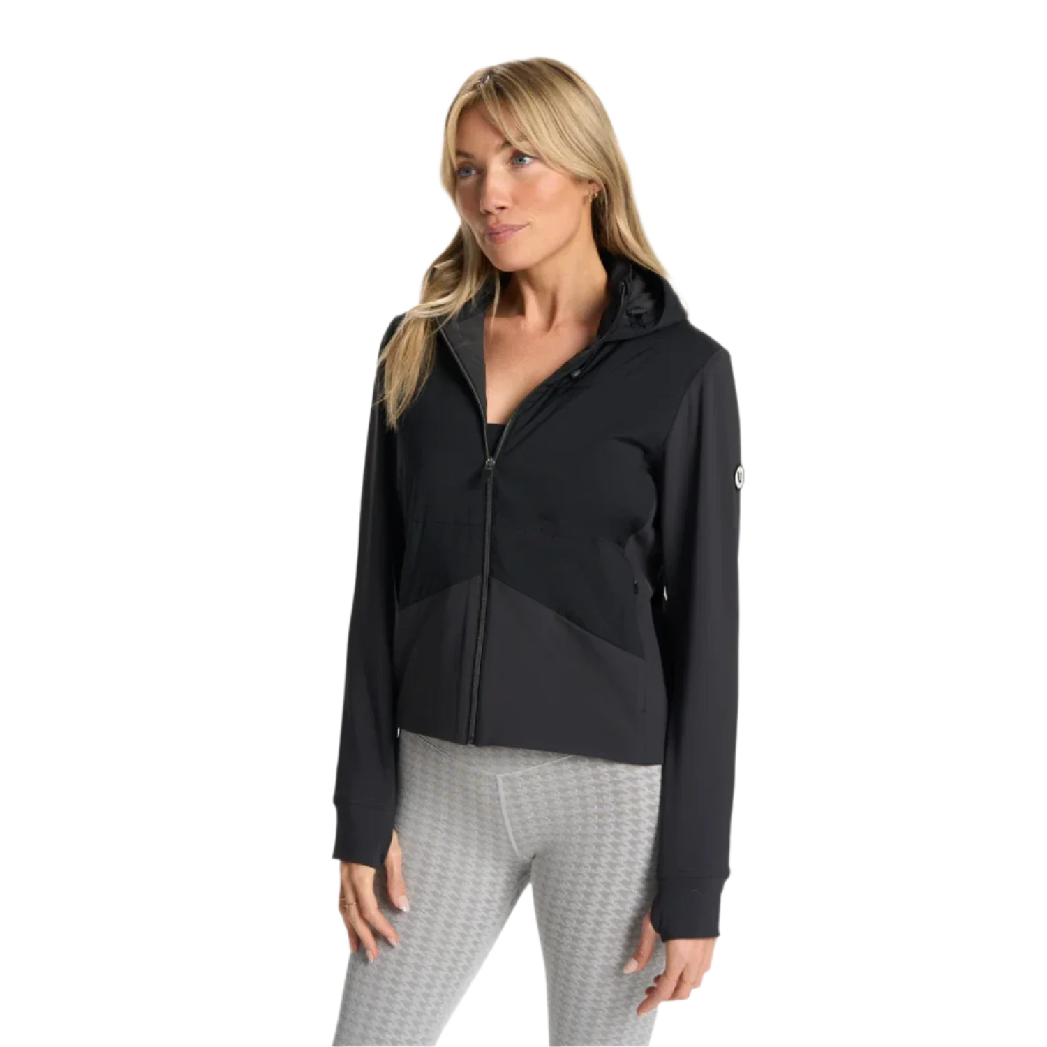 Vuori 02. WOMENS APPAREL - WOMENS JACKETS - WOMENS JACKETS FLEECE Women's Chilled Out Full Zip WBL WASHED BLACK