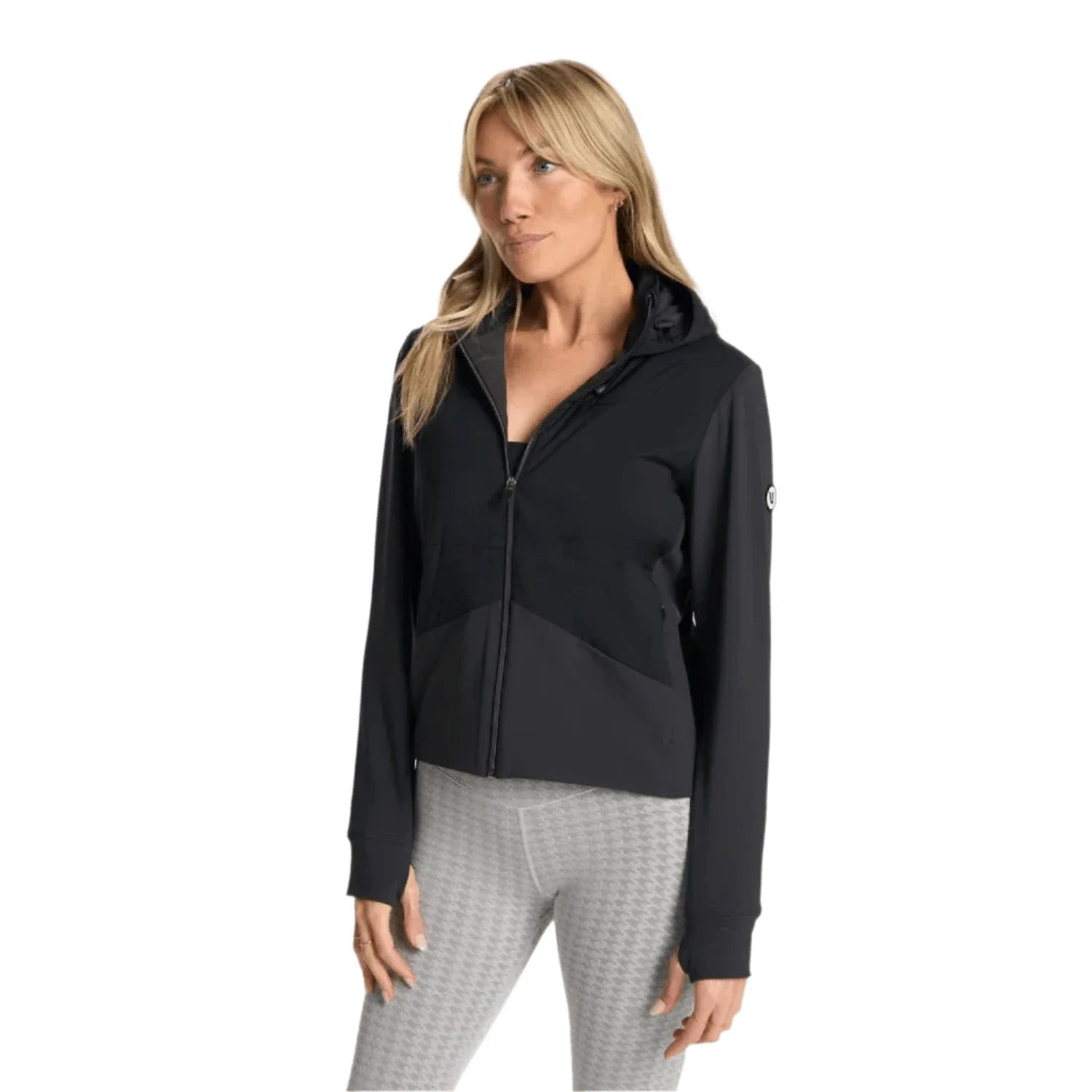 Vuori 02. WOMENS APPAREL - WOMENS JACKETS - WOMENS JACKETS FLEECE Women's Chilled Out Full Zip WBL WASHED BLACK