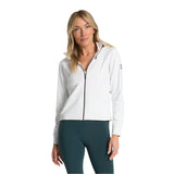 Vuori 02. WOMENS APPAREL - WOMENS JACKETS - WOMENS JACKETS FLEECE Women's Chilled Out Full Zip WHT WHITE