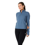 Vuori 02. WOMENS APPAREL - WOMENS HOODIES|SWEATERS - WOMENS PO Q ZIP Women's Chilled Out Half Zip LAG LAGOON