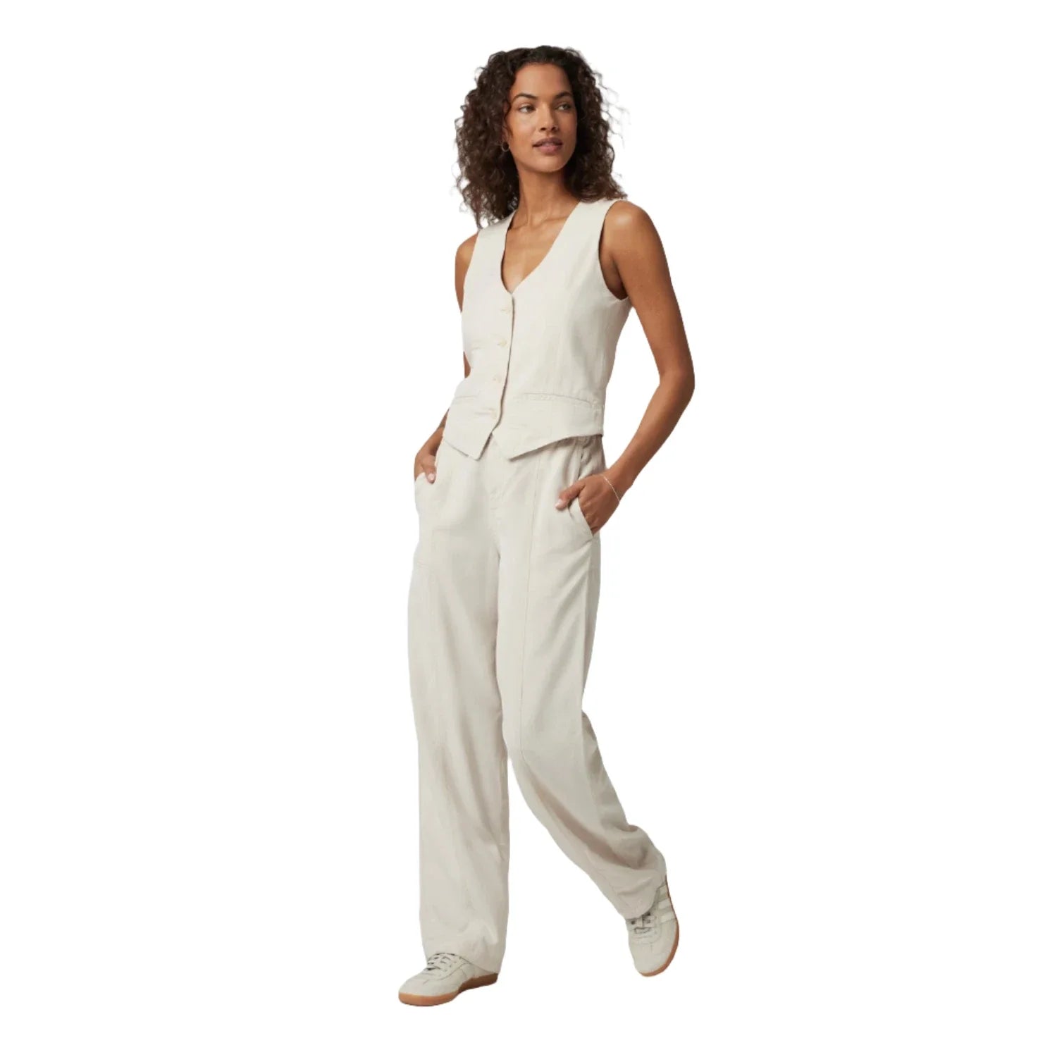 Vuori 02. WOMENS APPAREL - WOMENS PANTS - WOMENS PANTS CASUAL Women's Coastline Pant MKW MILKWEED