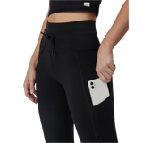 Vuori 02. WOMENS APPAREL - WOMENS PANTS - WOMENS PANTS LEGGINGS Women's Daily Pocket Legging BLK BLACK