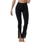 Vuori 02. WOMENS APPAREL - WOMENS PANTS - WOMENS PANTS CASUAL Women's Daily Split Flare BLK BLACK