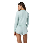 Vuori 02. WOMENS APPAREL - WOMENS LS SHIRTS - WOMENS LS ACTIVE Women's Daydream Crew SMH SPEARMINT HEATHER