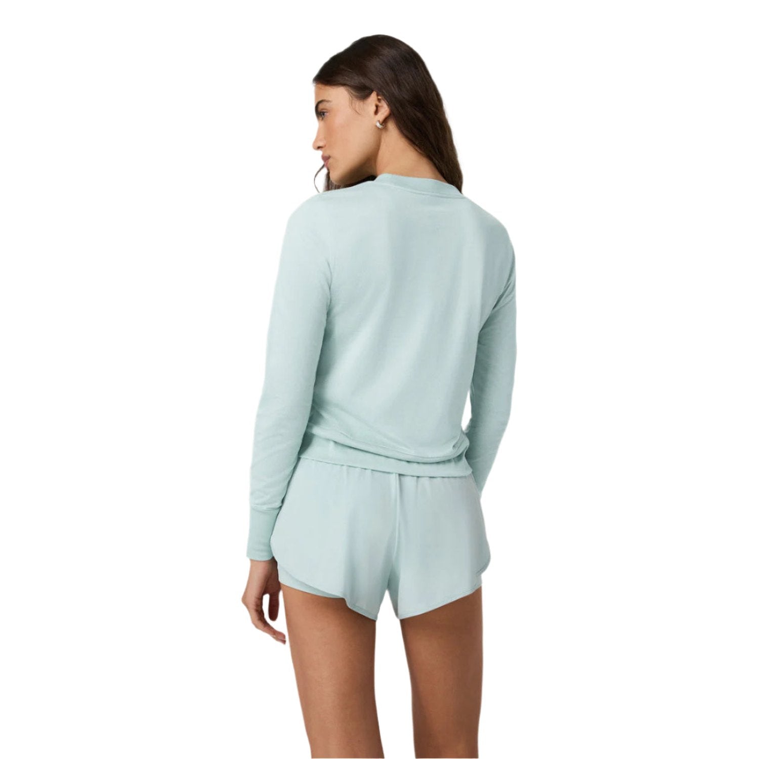 Vuori 02. WOMENS APPAREL - WOMENS LS SHIRTS - WOMENS LS ACTIVE Women's Daydream Crew SMH SPEARMINT HEATHER