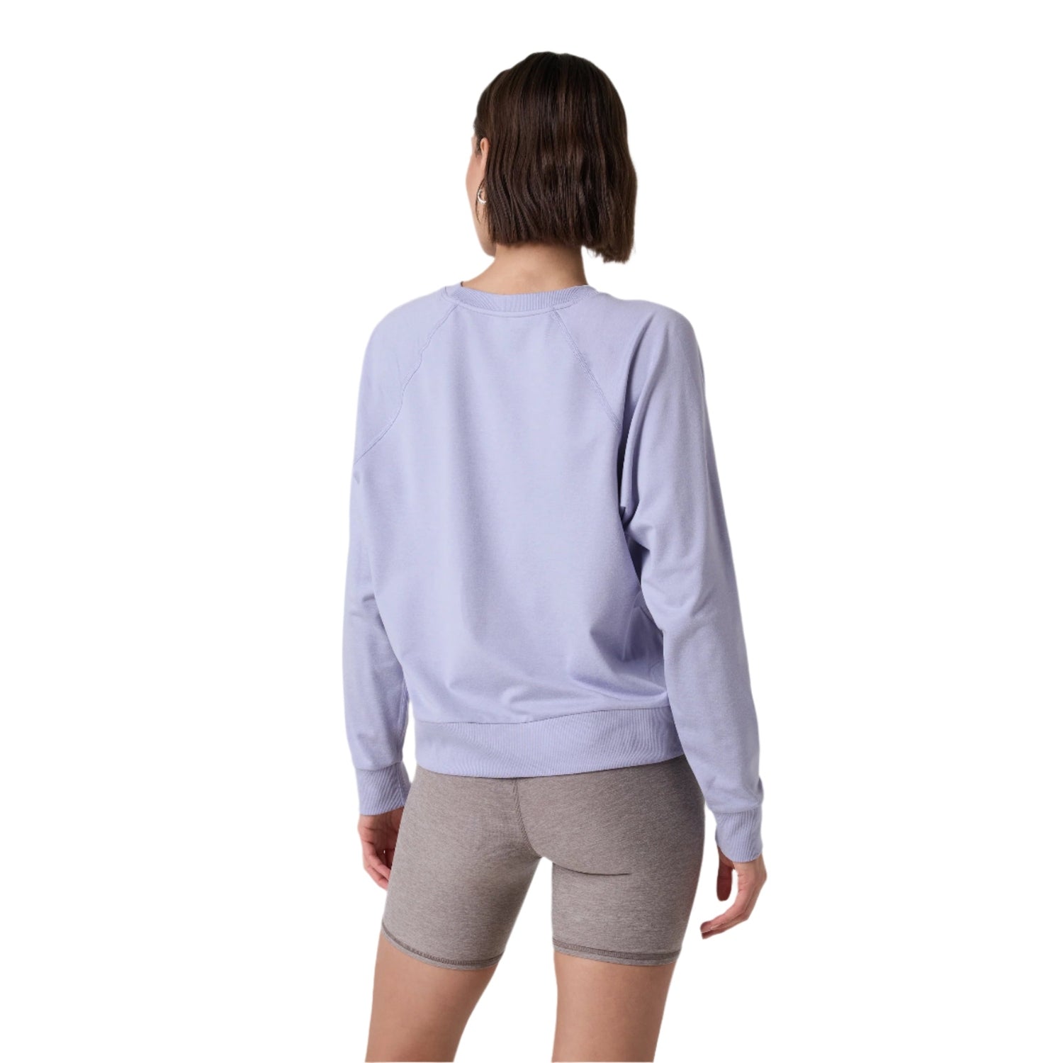 Vuori 02. WOMENS APPAREL - WOMENS LS SHIRTS - WOMENS LS ACTIVE Women's Daydream Crew HLM LAVENDER MIST HEATHER