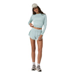 Vuori 02. WOMENS APPAREL - WOMENS LS SHIRTS - WOMENS LS ACTIVE Women's Daydream Crew SMH SPEARMINT HEATHER