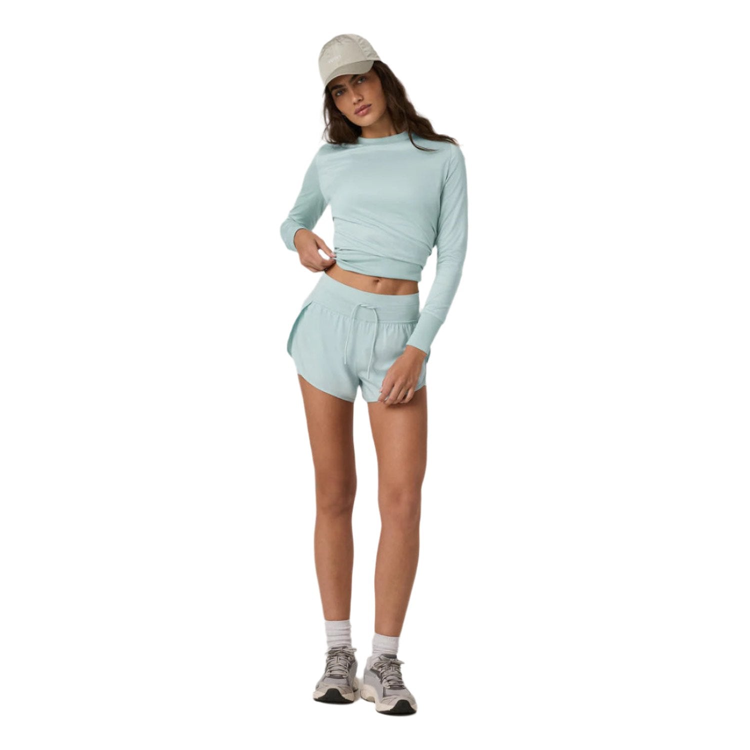 Vuori 02. WOMENS APPAREL - WOMENS LS SHIRTS - WOMENS LS ACTIVE Women's Daydream Crew SMH SPEARMINT HEATHER