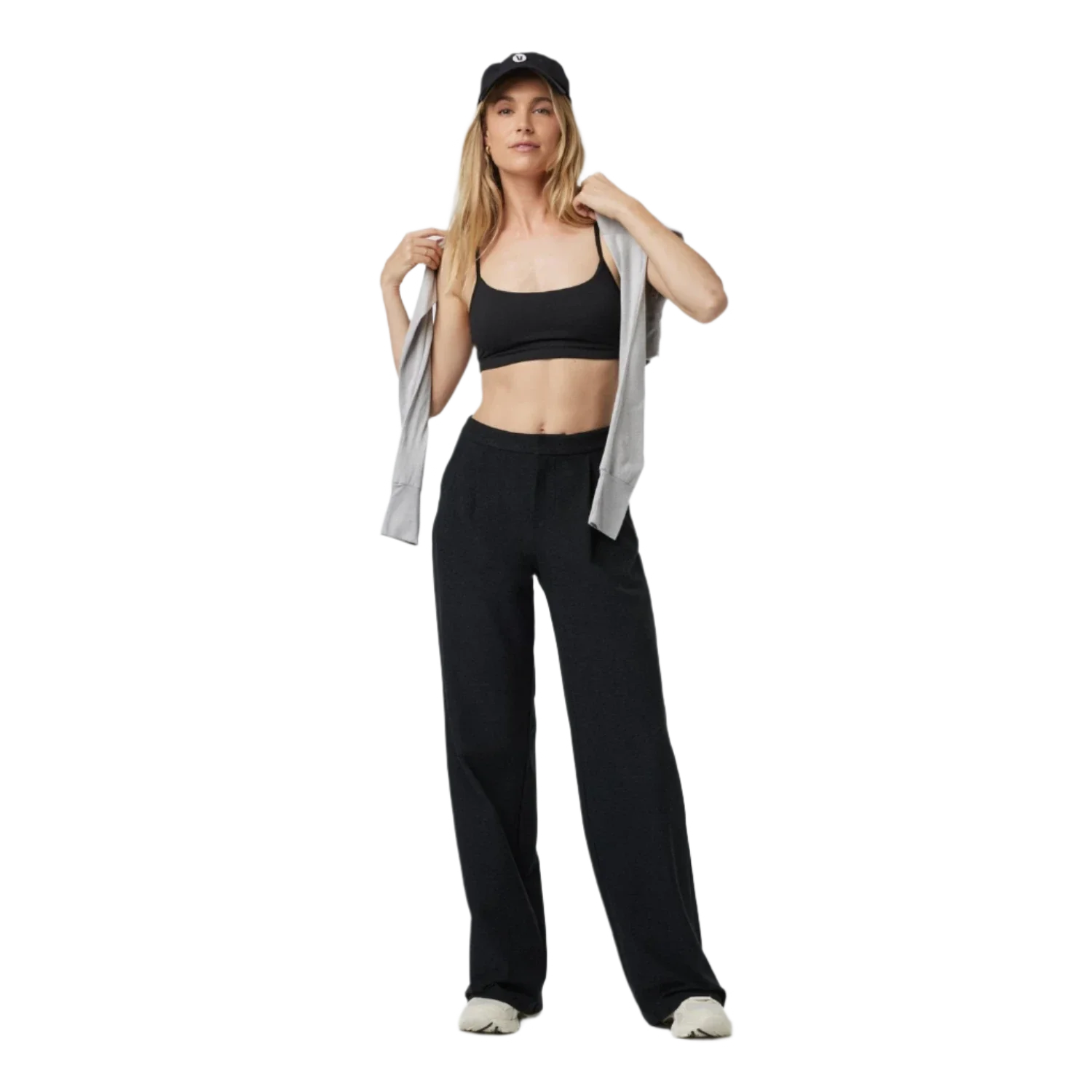 Vuori 02. WOMENS APPAREL - WOMENS PANTS - WOMENS PANTS CASUAL Women's Elevation Trouser HBK BLACK HEATHER