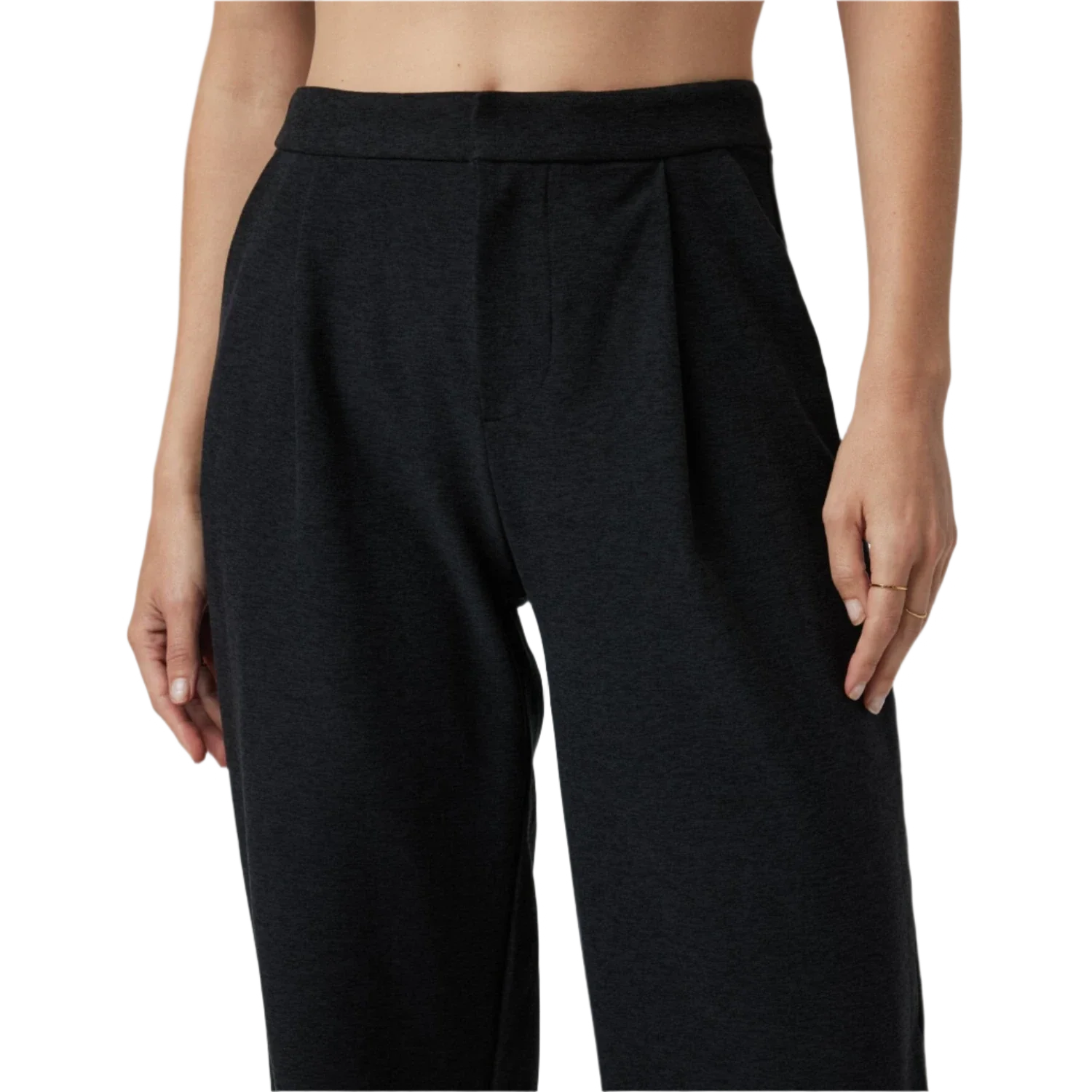 Vuori 02. WOMENS APPAREL - WOMENS PANTS - WOMENS PANTS CASUAL Women's Elevation Trouser HBK BLACK HEATHER