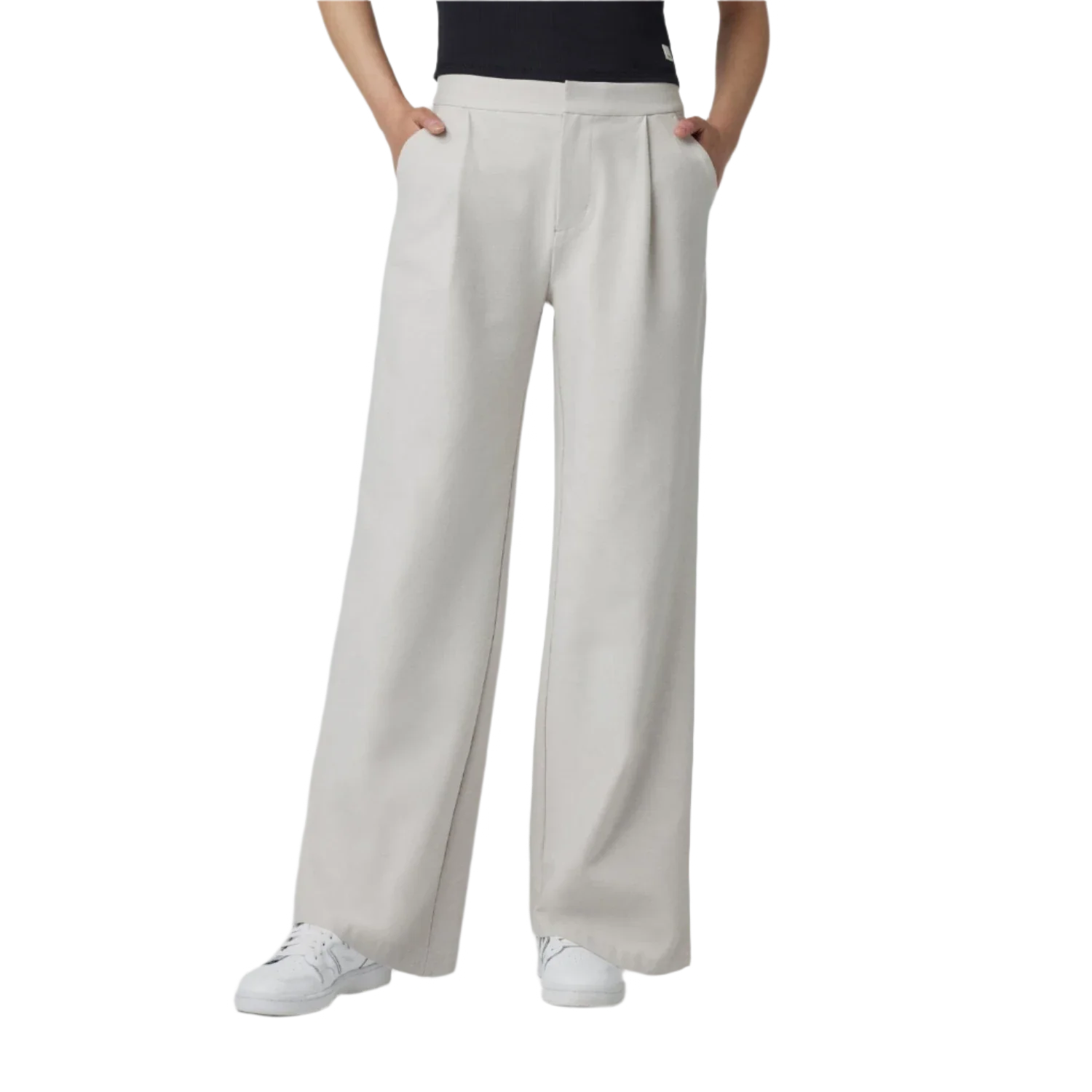 Vuori 02. WOMENS APPAREL - WOMENS PANTS - WOMENS PANTS CASUAL Women's Elevation Trouser HEE ECRU HEATHER