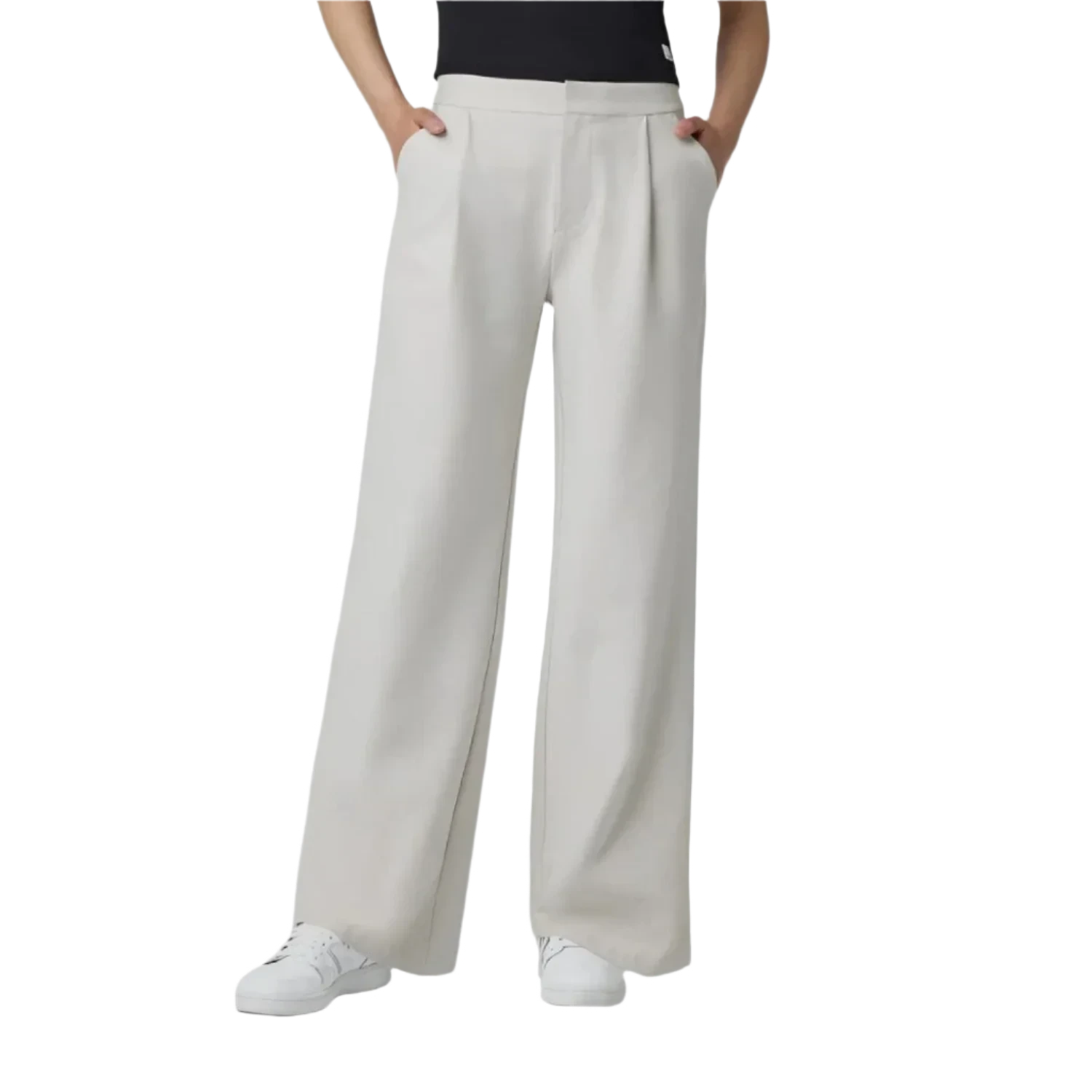 Vuori 02. WOMENS APPAREL - WOMENS PANTS - WOMENS PANTS CASUAL Women's Elevation Trouser HEE ECRU HEATHER