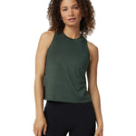 Vuori 02. WOMENS APPAREL - WOMENS SS SHIRTS - WOMENS TANK ACTIVE Women's Energy Top HAN ASPEN HEATHER