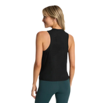 Vuori 02. WOMENS APPAREL - WOMENS SS SHIRTS - WOMENS TANK ACTIVE Women's Energy Top Long BLK BLACK