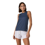 Vuori 02. WOMENS APPAREL - WOMENS SS SHIRTS - WOMENS TANK ACTIVE Women's Energy Top Long BCO BLUE COAST