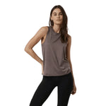 Vuori 02. WOMENS APPAREL - WOMENS SS SHIRTS - WOMENS TANK ACTIVE Women's Energy Top Long HAH HAZEL HEATHER