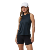 Vuori 02. WOMENS APPAREL - WOMENS SS SHIRTS - WOMENS TANK ACTIVE Women's Energy Top Long HBK BLACK HEATHER