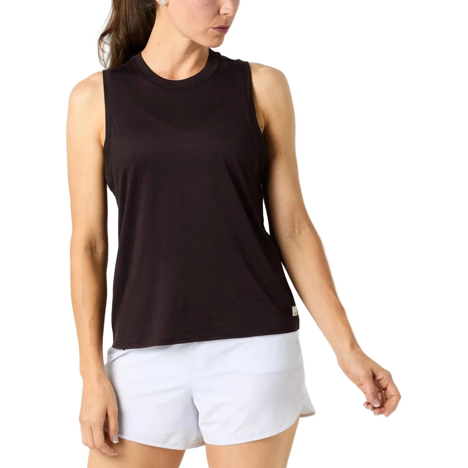 Vuori 02. WOMENS APPAREL - WOMENS SS SHIRTS - WOMENS TANK ACTIVE Women's Energy Top Long RSN RAISIN