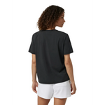 Vuori 02. WOMENS APPAREL - WOMENS SS SHIRTS - WOMENS SS CASUAL Women's Feather Tee WBL WASHED BLACK