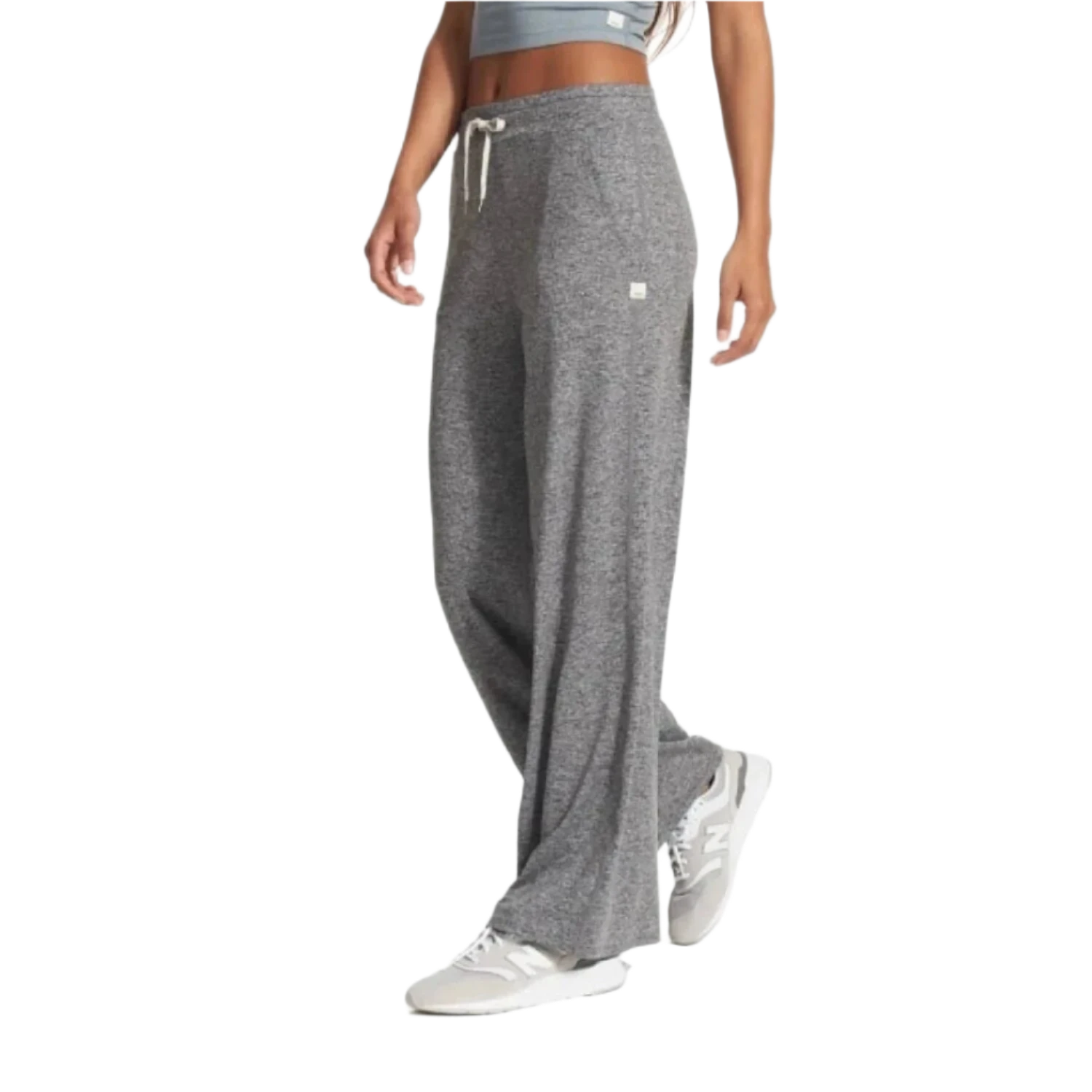 Vuori 02. WOMENS APPAREL - WOMENS PANTS - WOMENS PANTS CASUAL Women's Halo Essential Wideleg HTG HEATHER GREY