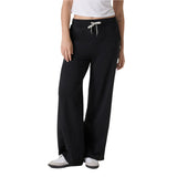 Vuori 02. WOMENS APPAREL - WOMENS PANTS - WOMENS PANTS CASUAL Women's Halo Essential Wideleg Pant HBK BLACK HEATHER