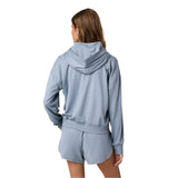 Vuori 02. WOMENS APPAREL - WOMENS HOODIES|SWEATERS - WOMENS PO HOODY Women's Halo Modern Pullover Hoodie HMN MAGENTA HEATHER