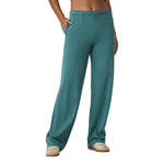 Vuori 02. WOMENS APPAREL - WOMENS PANTS - WOMENS PANTS CASUAL Women's Halo Modern Straight Leg Pant BGH BLUEGRASS HEATHER