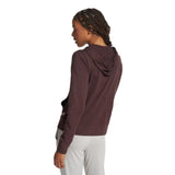 Vuori 02. WOMENS APPAREL - WOMENS LS SHIRTS - WOMENS LS HOODY Women's Halo Performance Hoodie 2.0 HMH MAHOGANY HEATHER