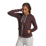 Vuori 02. WOMENS APPAREL - WOMENS LS SHIRTS - WOMENS LS HOODY Women's Halo Performance Hoodie 2.0 HMH MAHOGANY HEATHER