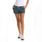 Vuori 02. WOMENS APPAREL - WOMENS SHORTS - WOMENS SHORTS LOUNGE Women's Halo Performance Short HSO STONE HEATHER
