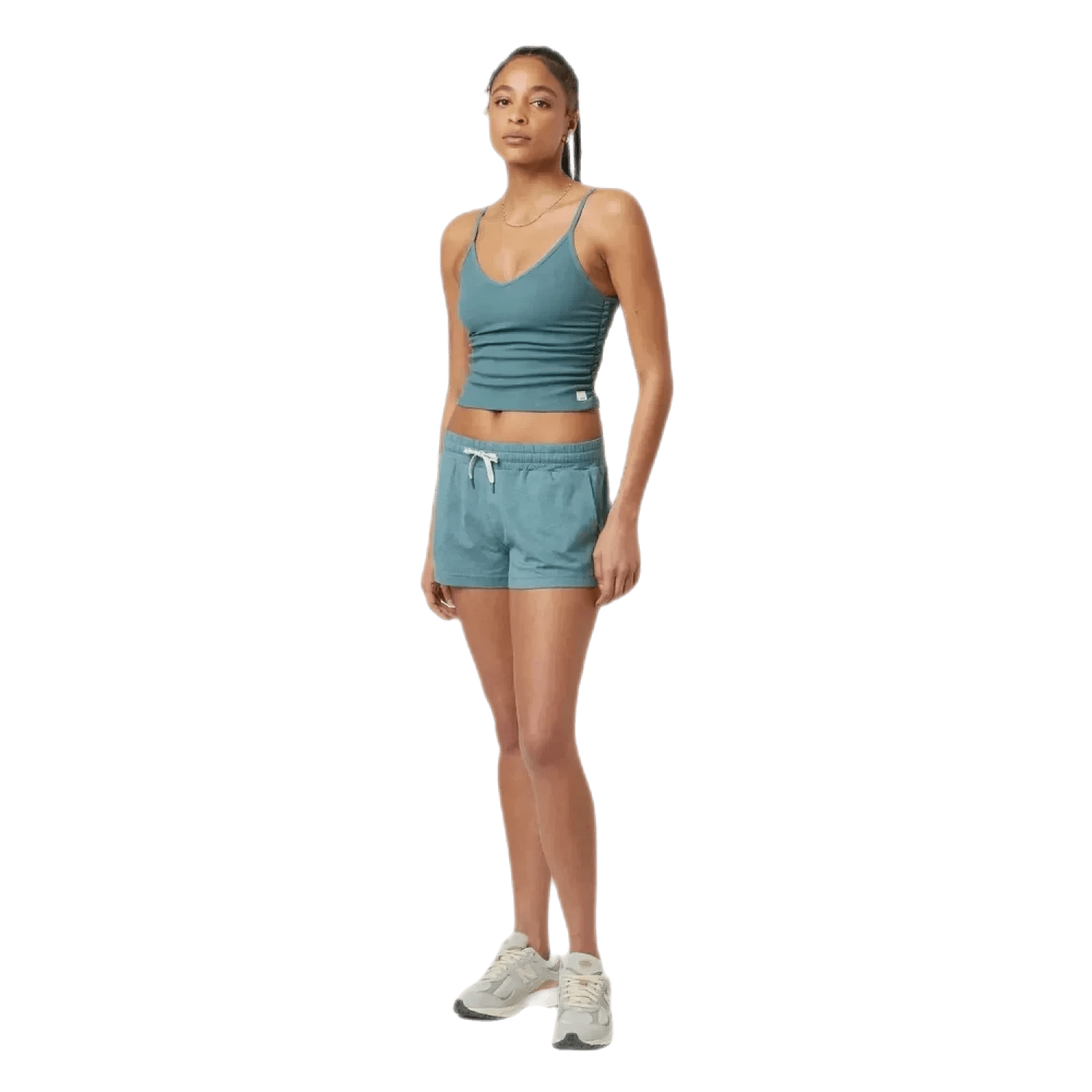 Vuori 02. WOMENS APPAREL - WOMENS SHORTS - WOMENS SHORTS LOUNGE Women's Halo Performance Short HIR IRON HEATHER