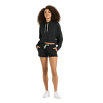 Vuori 02. WOMENS APPAREL - WOMENS SHORTS - WOMENS SHORTS LOUNGE Women's Halo Performance Short HBK BLACK HEATHER