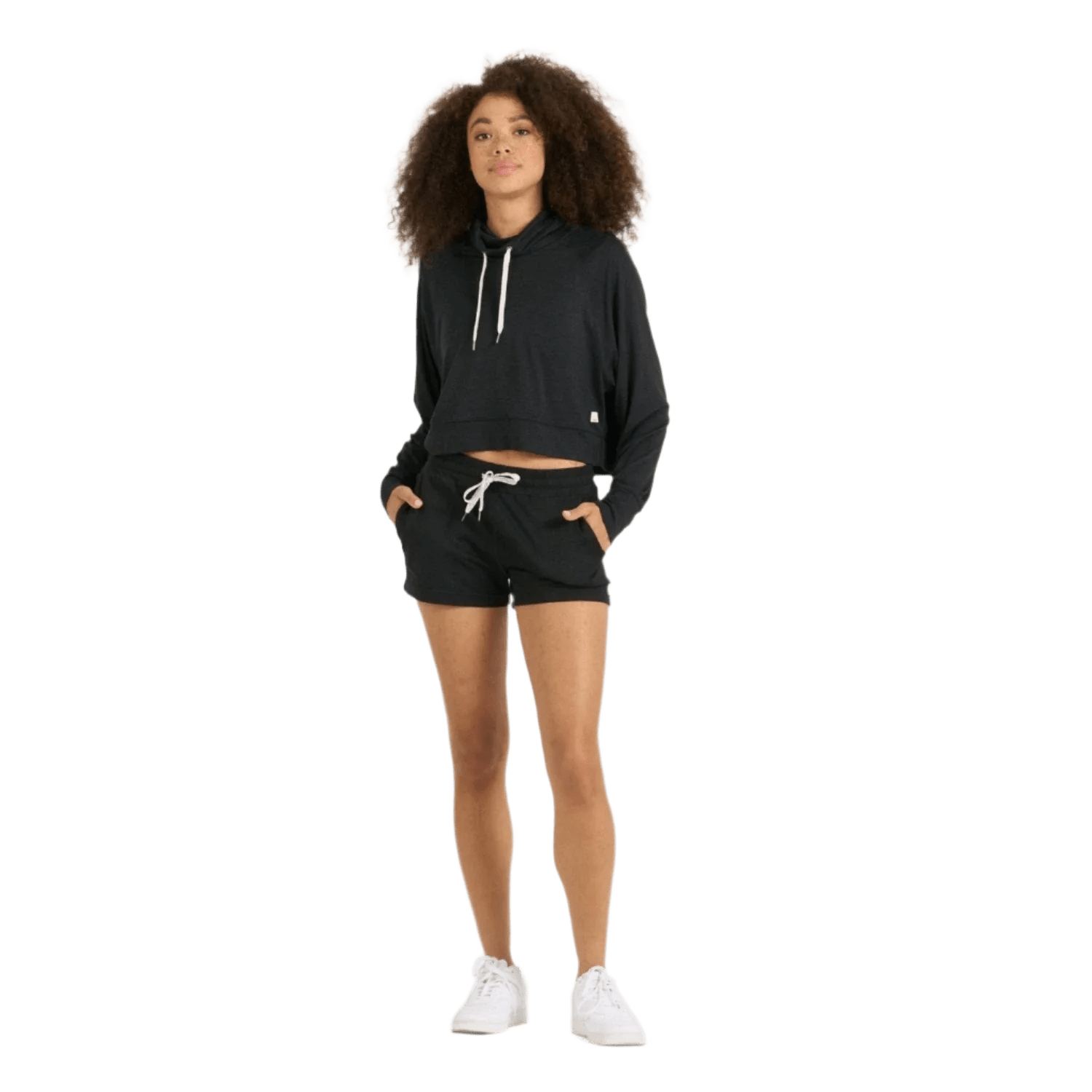 Vuori 02. WOMENS APPAREL - WOMENS SHORTS - WOMENS SHORTS LOUNGE Women's Halo Performance Short HBK BLACK HEATHER