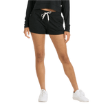 Vuori 02. WOMENS APPAREL - WOMENS SHORTS - WOMENS SHORTS LOUNGE Women's Halo Performance Short HBK BLACK HEATHER